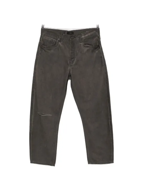 Purple Brand distressed wide-leg jeans Brown P013MCHP426