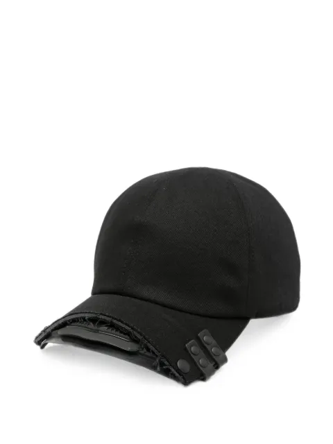 Innerraum distressed panelled baseball cap Black C52BMBKHIGT