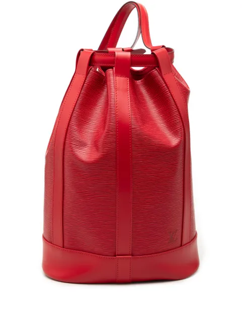 Louis Vuitton Pre-Owned 1995 Epi Randonnee PM backpack Red CJLYZQ7RB5F4YIEP