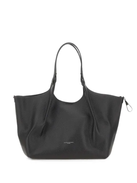GIANNI CHIARINI large Dua grained leather tote bag Black BS9720RNGDBLTUNERO