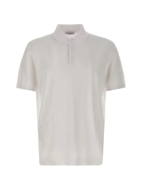 Kangra ribbed-trim polo shirt White 30342667001