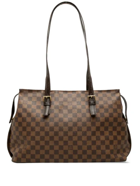 Louis Vuitton Pre-Owned 1998 Damier Ebene Chelsea shoulder bag Brown GSB352GFW5GRT4RD