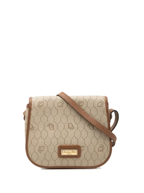 Christian Dior Pre-Owned 20th Century Honeycomb Coated Canvas crossbody bag Neutrals 1BZP202J951V50FD