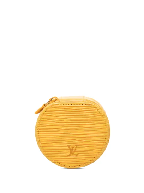 Louis Vuitton Pre-Owned 1990-2010 Epi Ecrin Bijoux Travel Jewelry Case Yellow 9PKTF254FNYUWELH