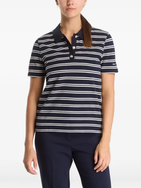 Gant horizontal-stripe polo shirt Blue 4201368433