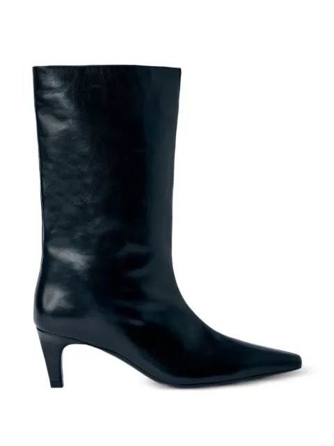 Jude Cave pointed-toe leather boots Black PF26BO004BK001CL014