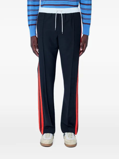 Wales Bonner Energy side-stripe track pants Black UA26TR03WO01999