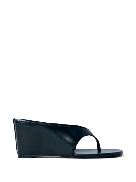 Jude Yaga asymmetric wedge sandals Black PS26HO017BK001CL024