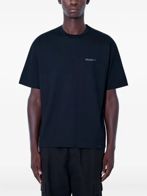 MOOS STUDIO logo-motif T-shirt Black 21MMTS019A110521G999
