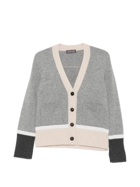 Lorena Antoniazzi colour-block button-up cardigan Grey A26123CM53A2472