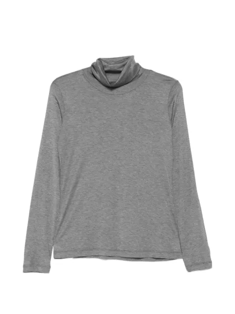 Lorena Antoniazzi roll-neck long-sleeve T-shirt Grey A2686TS03C5059