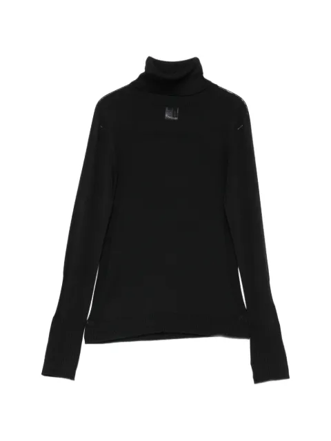 Lorena Antoniazzi roll-neck wool sweater Black A26111DM03A3065