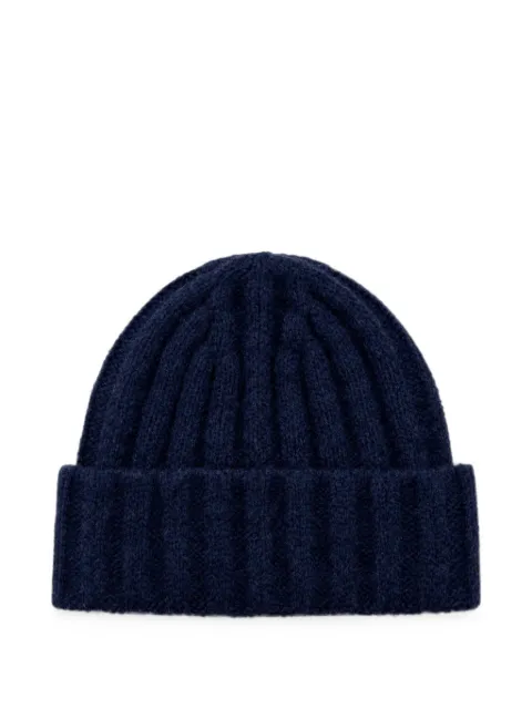 FRANZESE COLLECTION David Beckham rib-knit beanie hat Blue AU7340S1322