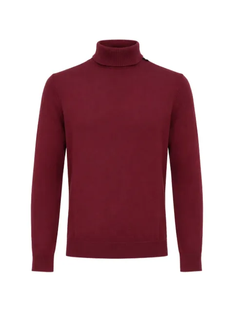 FRANZESE COLLECTION David Beckham ribbed-knit turtleneck sweater Red FE6851G3113