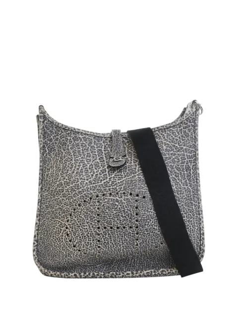 Hermès Pre-Owned 2002 Dalmatian Buffalo Evelyne I 29 crossbody bag Grey 68DPADP2DGXKELBK