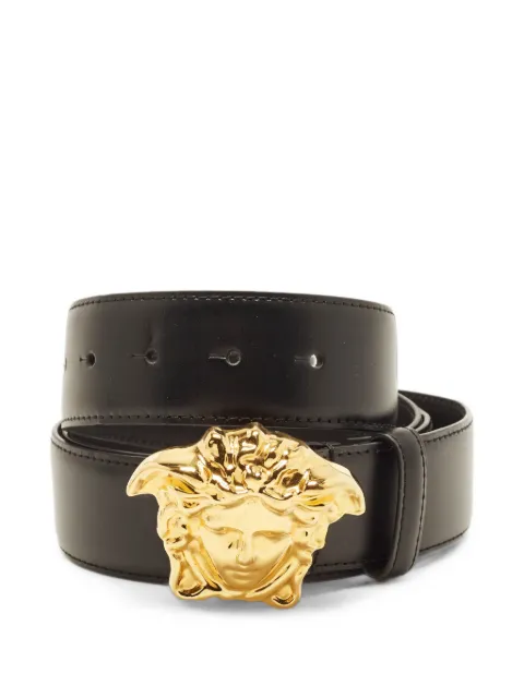 Versace Pre-Owned Medusa head buckle belt Black 1410423
