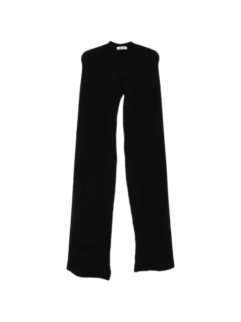 DARKPARK fine-knit scarf Black WKN05YAW02