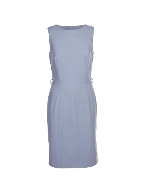 Giorgio Armani Pre-Owned boat-neck sleeveless dress Purple 1411598