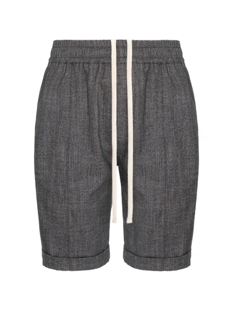 HAMZA Thomas drawstring-waist shorts Grey THOMASCLOTHSHORTS