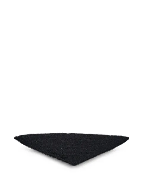Andersson Bell tweed-knit scarf Black MAAA550U00BLACKTWEED