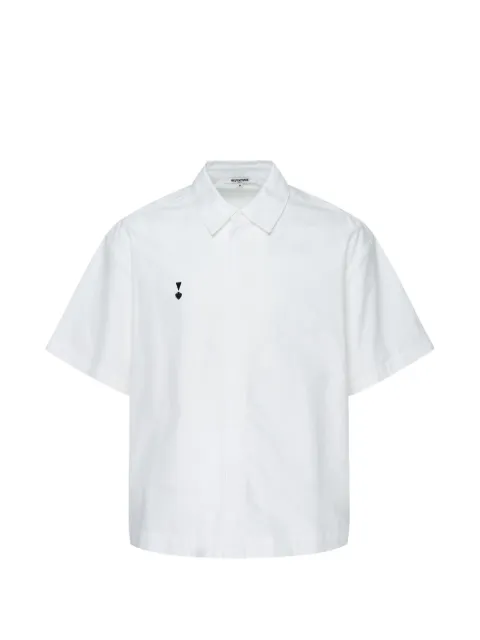 Blackjack logo-print short-sleeve shirt White JNSH3719W