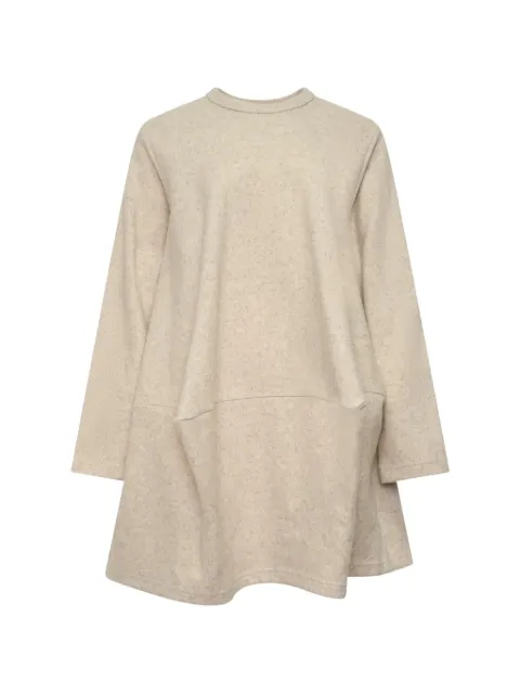 Comme Des Garçons Comme Des Garçons panelled crew-neck mini dress Neutrals RRT00205131A