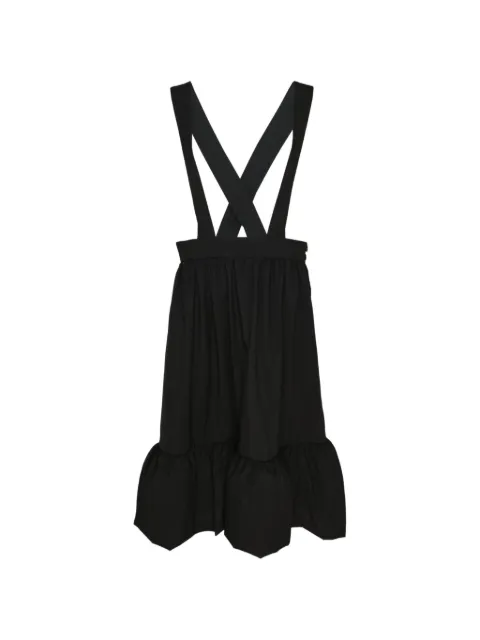 Comme Des Garçons Girl cross-back ruffled dress Black NRA00105111A