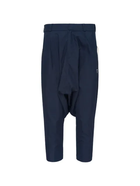 Blackjack Slacker drop-crotch trousers Blue SLKP3704W