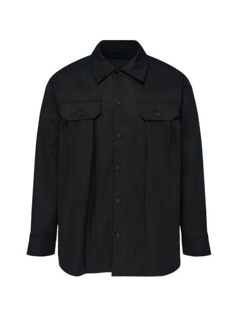 Simone Rocha long-sleeve embellished shirt Black 5483129000