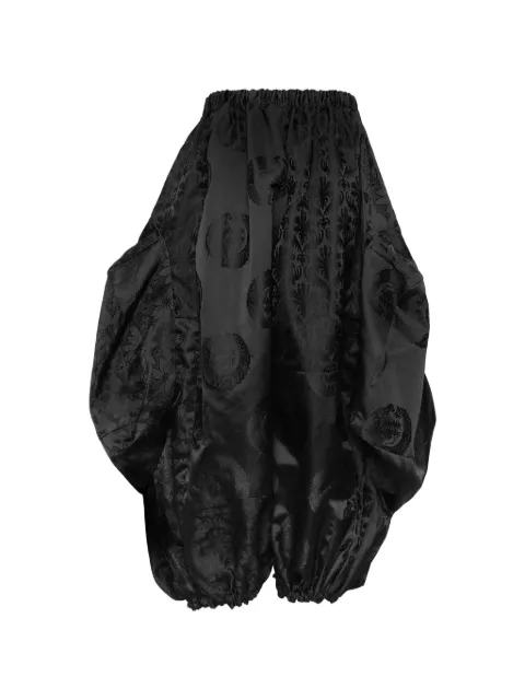 Comme Des Garçons Comme Des Garçons patchwork jacquard-woven trousers Black RRP01105111A