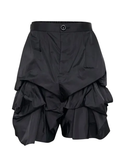 Enföld twisted ruched shorts Black 300JA931076100BLACK