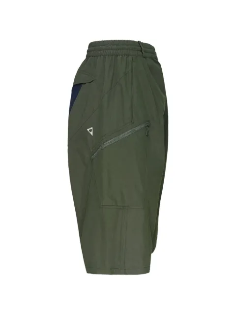 Blackjack Rookie panelled cargo shorts Green RKSRT3704WARMY