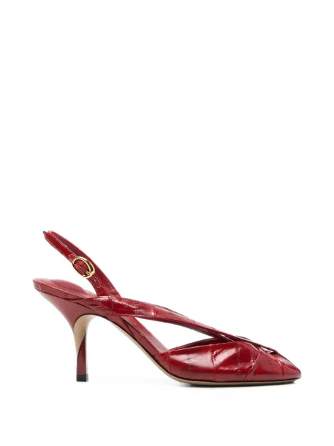 Jacquemus The Poisson slingback sandals Red FOW00223AC33H01