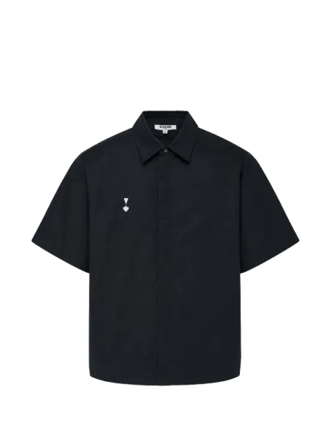 Blackjack Junior logo-print short-sleeve shirt Black JNSH3719WBLACK