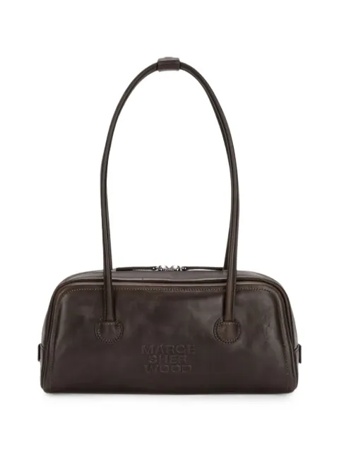 Marge Sherwood logo-embossed leather shoulder bag Brown M26431SB08PUWRWASHEDBROWN