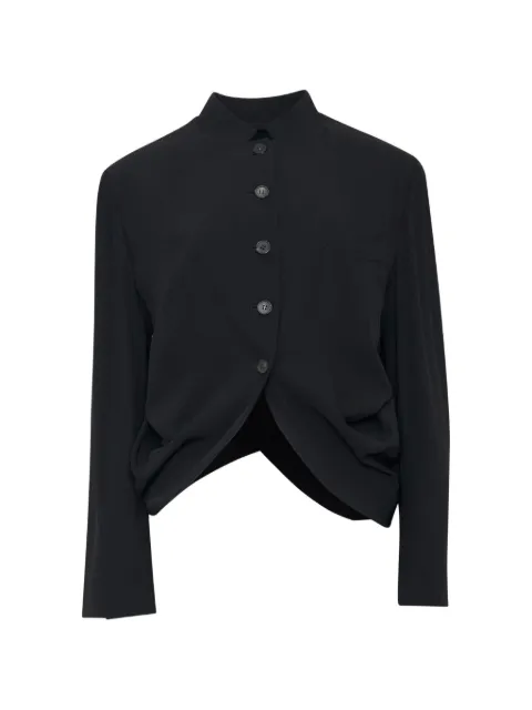 LITKOVSKA deconstructed crop jacket Black J03FW262700