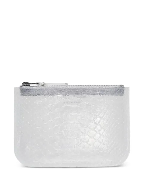 Comme Des Garçons Wallet Snake Line coin pouch White 600090493OTH0OS