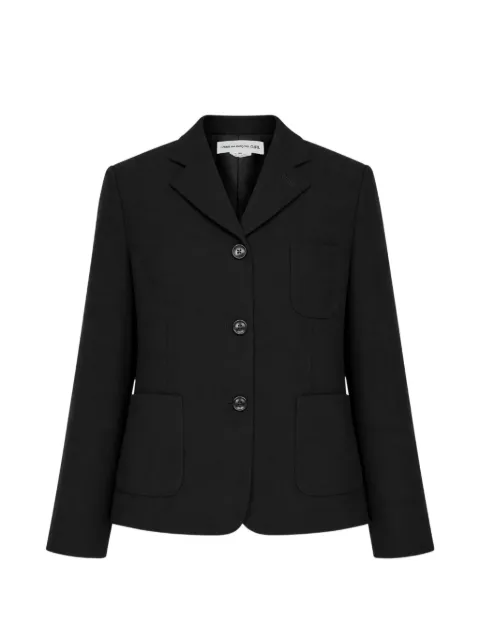 Comme Des Garçons Girl patch-pocket button-down blazer Black NRJ00105111A