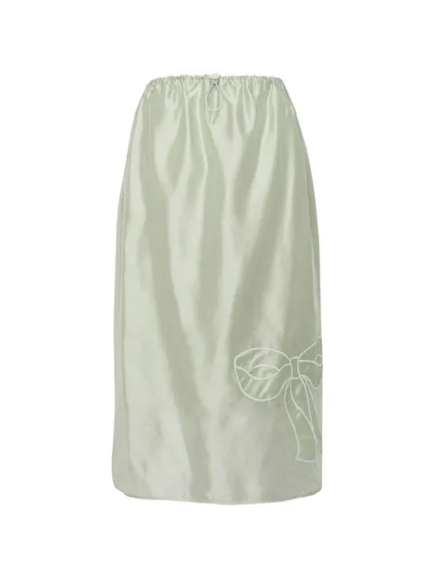 Cecilie Bahnsen CBBria midi skirt Green 226RTW17003CBBRIA00