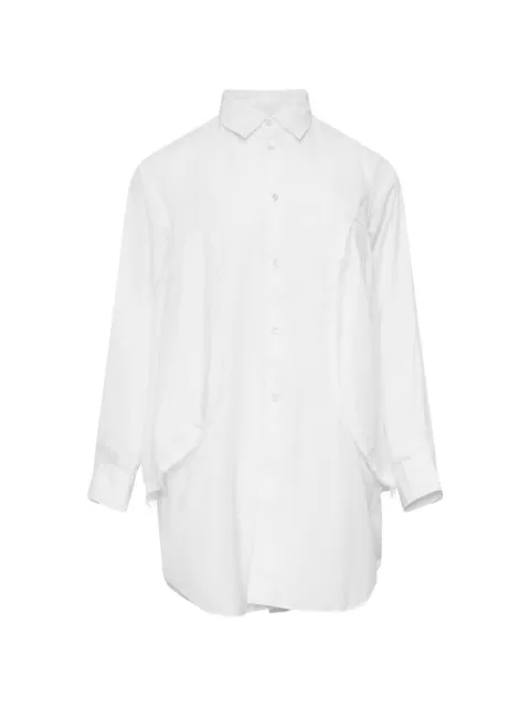 Comme Des Garçons Comme Des Garçons lace-panel oversized shirt White RRB00405111A