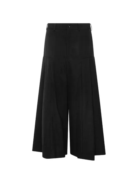 Comme Des Garçons Comme Des Garçons pleated wide-leg trousers Black RRP01405111A