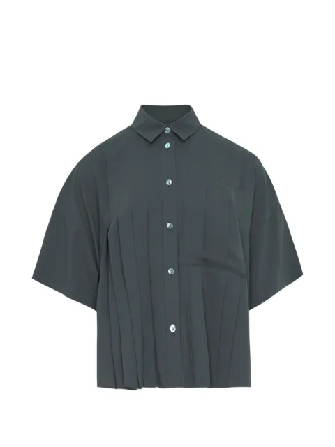 Enföld pleated boxy-fit shirt Grey 300JA230054100TOPGRAY