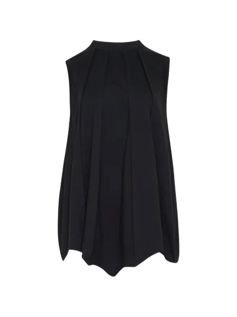 Enföld Umbrella pleated tank top Black 300JA9800181