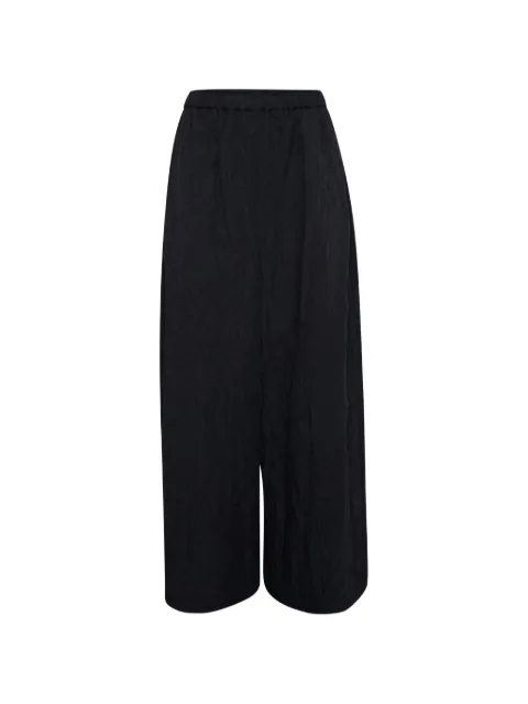 Enföld crinkled wide-leg trousers Black 300JA431086100BLACK