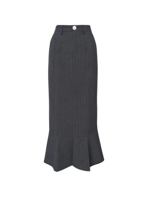 Enföld striped umbrella-hem midi skirt Grey 300JA431101100CHARCOALGRAY