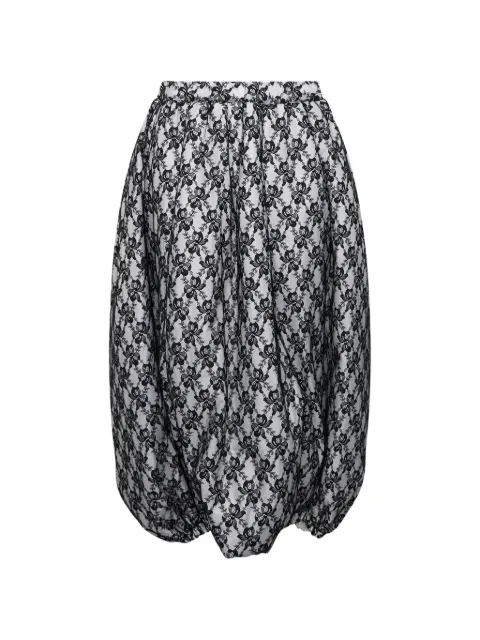 Comme Des Garçons lace-overlay parachute trousers Black GRP00805111A