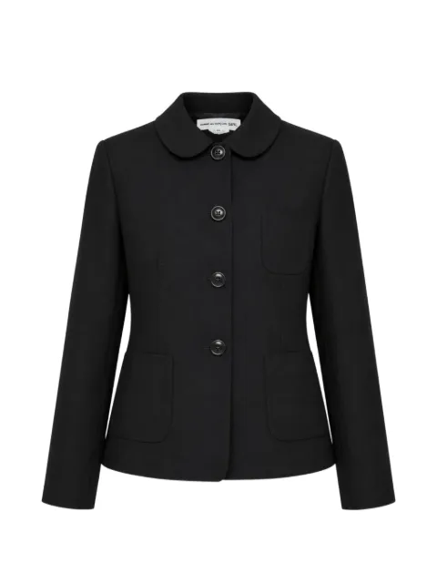 Comme Des Garçons Girl peter-pan collar button-up jacket Black NRJ00205111A