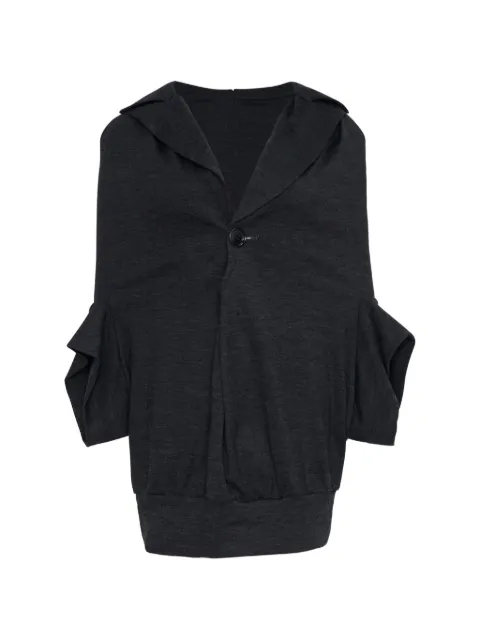 Junya Watanabe exaggerated-silhouette tailored cardigan Grey JRJ03105121A
