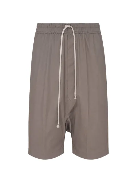 Rick Owens Pods dropped-crotch shorts Grey RU02F4384TE34