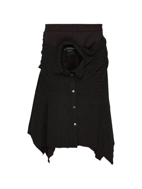Andersson Bell Sue asymmetric mini skirt Black APA943W